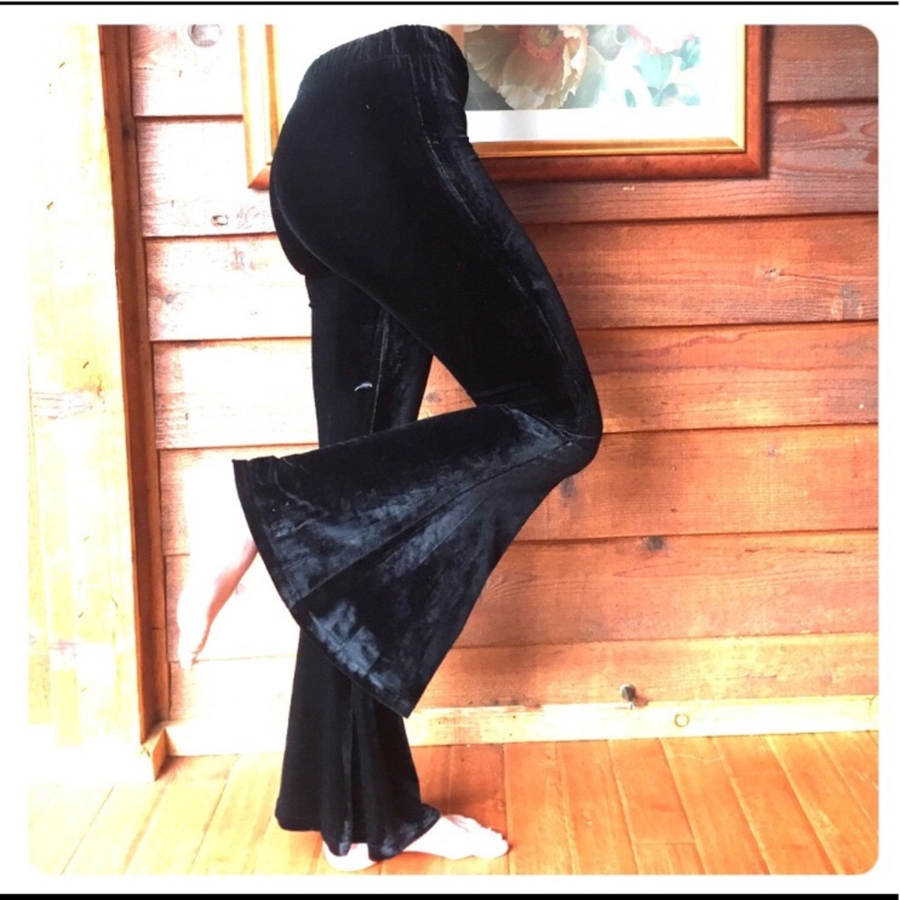 Earthbound velvet bell bottoms